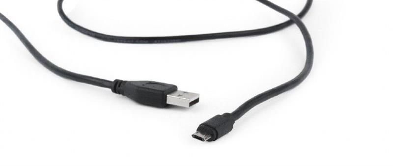 Кабель Cablexpert USB - micro USB V 2.0 (M/M), 1.8 м, чорний (CC-USB2-AMmDM-6) CC-USB2-AMmDM-6 фото