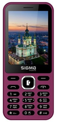 Мобiльний телефон Sigma mobile X-style 31 Power Type-C Dual Sim Purple X-style 31 Power Type-C Purple фото