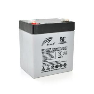 Аккумуляторная батарея AGM RITAR HR1222W, Gray Case, 12V 5.5Ah ( 90 х 70 х 101 (107 ) 1.55kg Q10 HR1222W фото