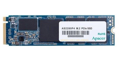 Накопичувач SSD 256GB Apacer AS2280P4 M.2 2280 PCIe 3.0 x4 3D TLC (AP256GAS2280P4-1) AP256GAS2280P4-1 фото