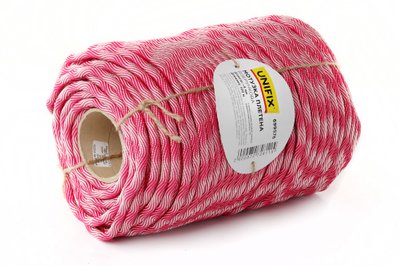 Мотузка плетена візерункова 10мм 100м UNIFIX 699578 фото