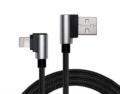 Кабель REAL-EL Premium USB - Lightning (M/M), 1 м, чорний (EL123500034) EL123500034 фото