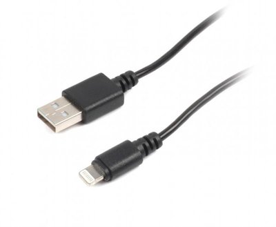 Кабель Cablexpert USB - Lightning (M/M), 1 м, Black (CC-USB2-AMLM-1M) CC-USB2-AMLM-1M фото