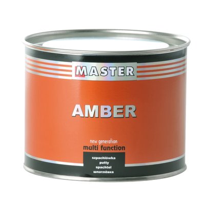 Шпаклівка поліефірна для кузова Amber світло-коричнева банка 1.5 л/ 1,95 кг з затверджувачем 140213 фото