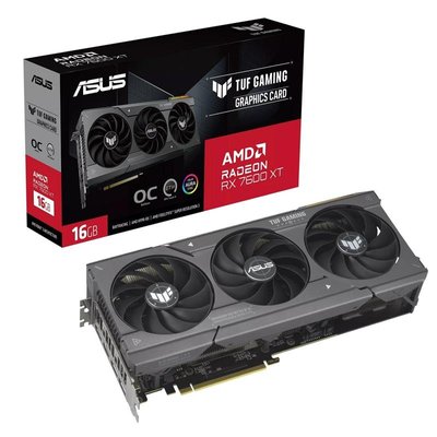 Відеокарта AMD Radeon RX 7600 XT 16GB GDDR6 TUF Gaming OC Asus (TUF-RX7600XT-O16G-GAMING) TUF-RX7600XT-O16G-GAMING фото