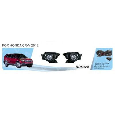 Фари дод. модель Honda CR-V/2012-14/HD-532X/H11-12V55W/ел.проводка (HD-532X) HD-532X фото