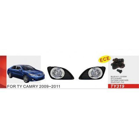 Фари дод. модель Toyota Camry 40 2009-11/TY-319/H11-12V55W/ел. проводка (TY-319-P) TY-319-P фото товару