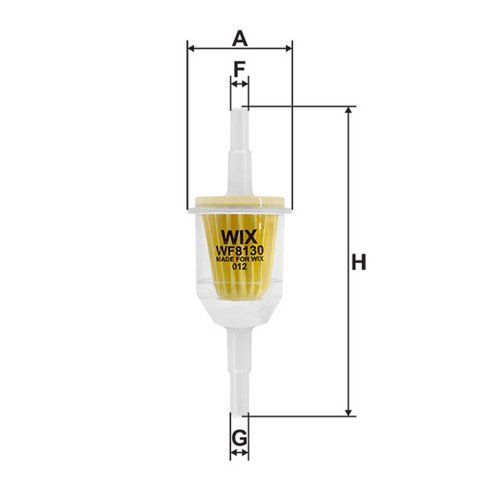 Фільтр паливний WIX FILTERS Lada, Opel, Renault (WF8130) WF8130 фото товару