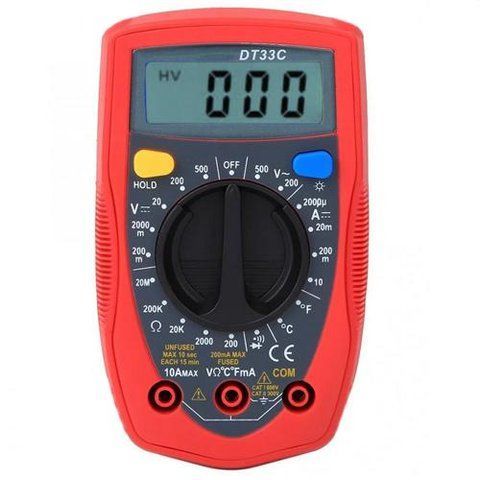 Цифровий мультиметр 33 C DT (33 C DT) 33 C DT фото товару