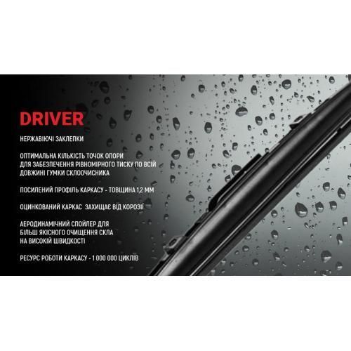Щетки стеклоочистителя каркасные со спойлером VOIN 28"-700мм (TP605SWS-28") DRIVER (VD-28700) VD-28700 фото товара