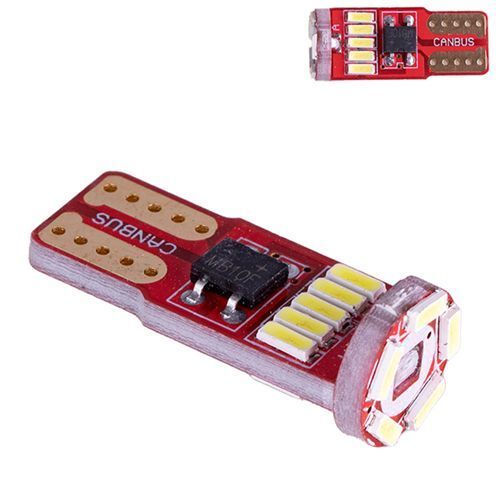 Лампа PULSO/габаритна/LED T10/15SMD-5630/12v/6w/95lm White (LP-175595) LP-175595 фото товару