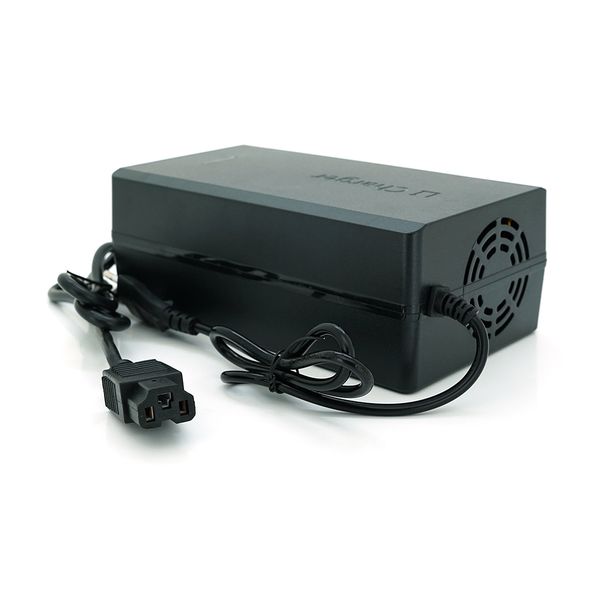 Зарядное устройство для литиевых аккумуляторов 72V8A (Max.:87,6V/8A), штекер 3pin, с индикацией, BOX JN-7280 фото