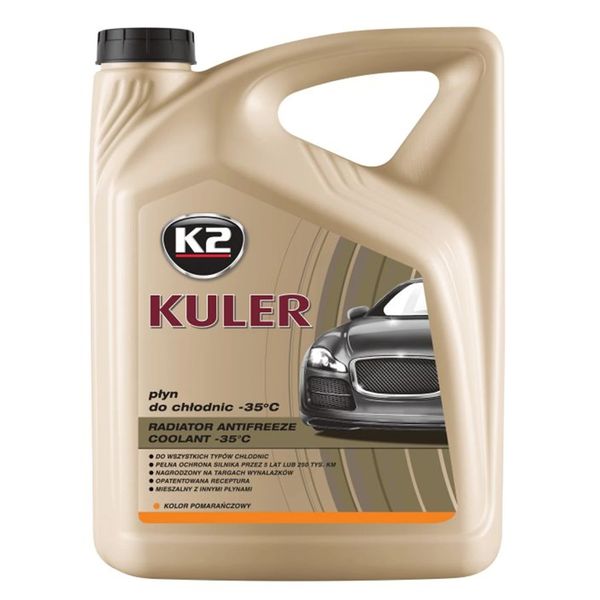 Рідина охолоджуюча K2 Kuler Long Life -35 °C G13 помаранчева 5 л (T205P) K20244 фото