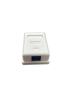 Розетка компьютерная GEAR 1xRJ 45 CAT.5E (липучка та шуруп у комплекті) GCS-SOCKET1RJ45C5E фото