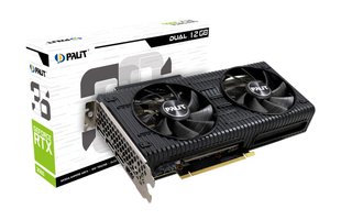 Відеокарта GF RTX 3060 12GB GDDR6 Dual Palit (NE63060019K9-190AD) (LHR) NE63060019K9-190AD/LHR фото