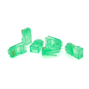 Конектор Ritar RJ-45 8P8C UTP Cat-5 (100 шт / уп.) Q100 Green RJ45ML-GR фото