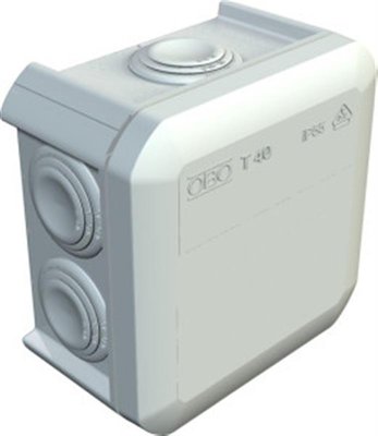 Коробка монтажна OBO Bettermann T40 IP55, 90x90x52 мм 106230 фото