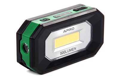 Прожектор світлодіодний акумуляторний 5Вт 500Лм (Li-ion 2000 мАг) APRO 900518 фото