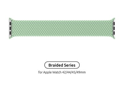 Ремінець Armorstandart Braided Solo Loop для Apple Watch 42mm/44mm/45mm/49mm Mint Size 10 (172 mm) (ARM64912) ARM64912 фото