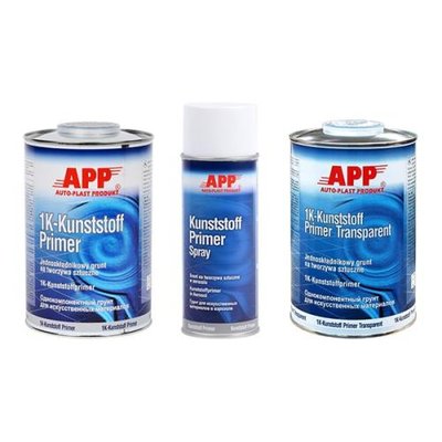 APP Грунт по пластику Kunststoff Ref Primer Spray прозорий 400ml (020906) 020906 фото