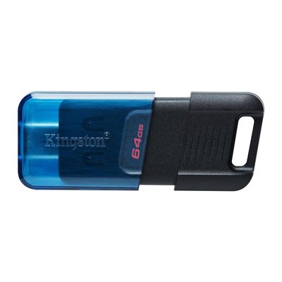 Флеш-накопичувач USB3.2 64GB Type-C Kingston DataTraveler 80 M Blue/Black (DT80M/64GB) DT80M/64GB фото