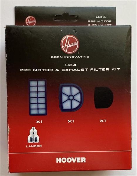 Комплект змінних фільтрів (передмоторний + випускний) для пилососів Hoover U84 U84 фото