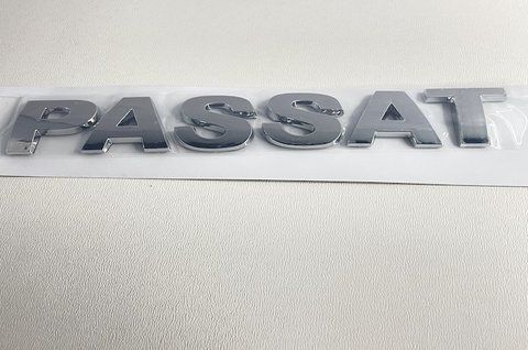 Емблема кришки багажника напис PASSAT на Volkswagen 150x25mm (3B0853687739) vw001 фото товару