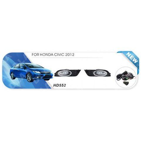 Фари дод. модель Honda Civic/2012-14/HD-552/H11-12V55W/ел.проводка (HD-552) HD-552 фото товару