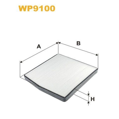 Фільтр салона Volvo C70, S60, S70, S80, V70, XC70, XC90 Wix Filters (WP9100) WP9100 фото товара