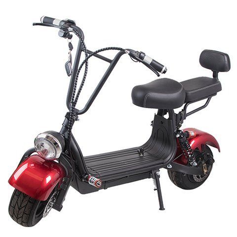 Электроскутер Citycoco Light 1000W, 48V12Ah, Red (r804q/1000Rd) r804q/1000Rd фото товара
