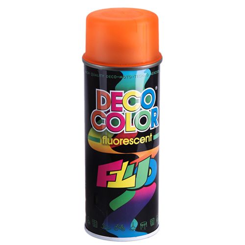 Deco Color Краска аэроз. 400ml Decoration флуоресцентная/оранжевый (68338) 68338 фото
