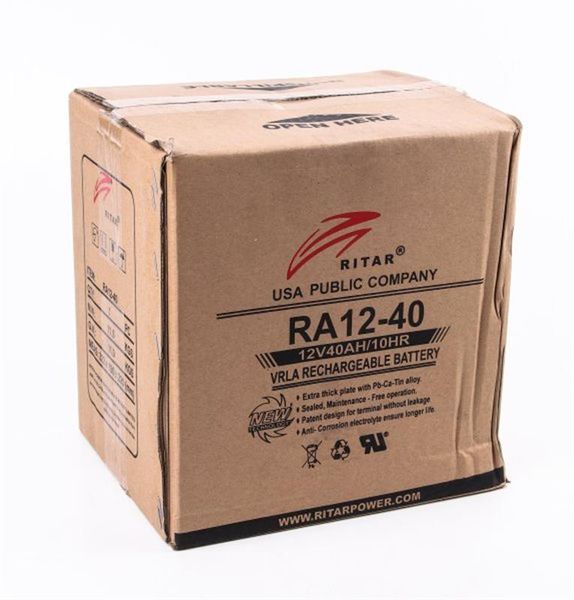 Акумуляторна батарея AGM RITAR RA12-40, Gray Case, 12V 40.0Ah ( 198 x166 x 169 ) Q1 RA12-40 фото