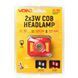 Фонарь налобный VOIN VL-163, 2 x 3W-COB (W/R)+3W XPE/АКБ800mAh/регул. наклона (VL-163) VL-163 фото 4