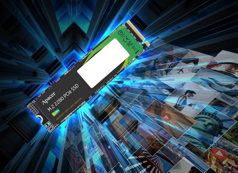 Накопичувач SSD 256GB Apacer AS2280P4X M.2 2280 PCIe 3.0 x4 3D TLC (AP256GAS2280P4X-1) AP256GAS2280P4X-1 фото
