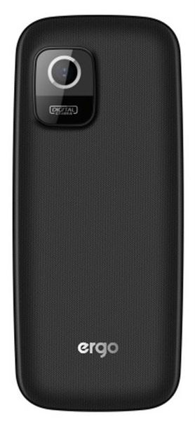 Мобiльний телефон Ergo B184 Dual Sim Black B184 Black фото