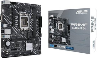 Материнська плата Asus Prime H610M-K D4 Socket 1700 PRIME H610M-K D4 фото