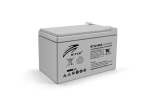 Акумуляторна батарея AGM RITAR RT12100S, Gray Case, 12V 10.0Ah ( 151 х 98 х 95 (101 ) ) Q8 RT12100S фото