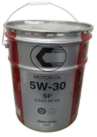 Олива Toyota Synthetic Motor Oil SP/GF6A, 5W-30 (Japan), 20л. 08880-13703 фото товару
