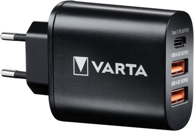 Зарядний пристрій Varta Wall Charger 38W Black (57958101401) 57958101401 фото