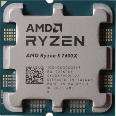 Процесор AMD Ryzen 5 7600X (4.7GHz 32MB 105W AM5) Tray (100-000000593) 100-000000593 фото