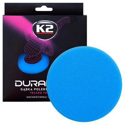 Губка для полірування K2 Duraflex на липучці блакитна 150 мм х 25 мм (L611) K20698 фото