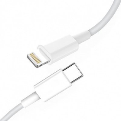 Кабель SkyDolphin S12L Frost Line USB Type-C - Lightning (M/M), 1 м, White (USB-000576) USB-000576 фото