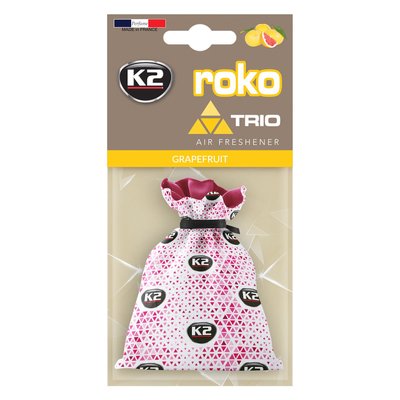 Ароматизатор для салону авто K2 Roko Trio "Грейпфрут" 25 г (V824T) K20325 фото
