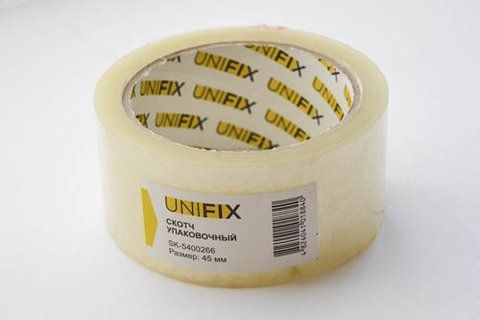Стрічка клейка пакувальна 38мкм 45мм 200 SK-5400266 UNIFIX SK-5400266 фото товару