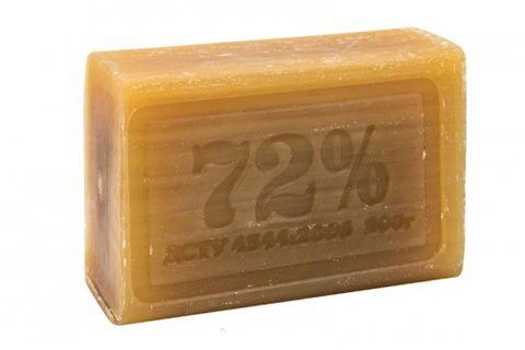 Мыло хозяйственное твёрдое (кор.) 200г. (без упаковки) Мыловаренные традиции 054999 фото товара