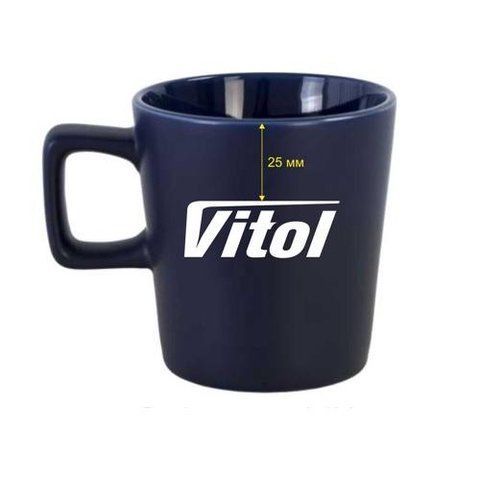 Кружка керамічний , синя матова Vitol CupVitol фото товара