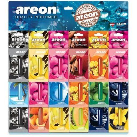 Освіжувач повітря рідкий листок AREON "LIQUID" MIX на планшеті 5мл (LIQUID MIX) LIQUID MIX фото товару