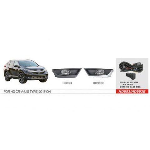 Фари дод. модель Honda CR-V/2017-/HD-993E/H8-12V35W/ел.проводка (HD-993E) HD-993E фото товару