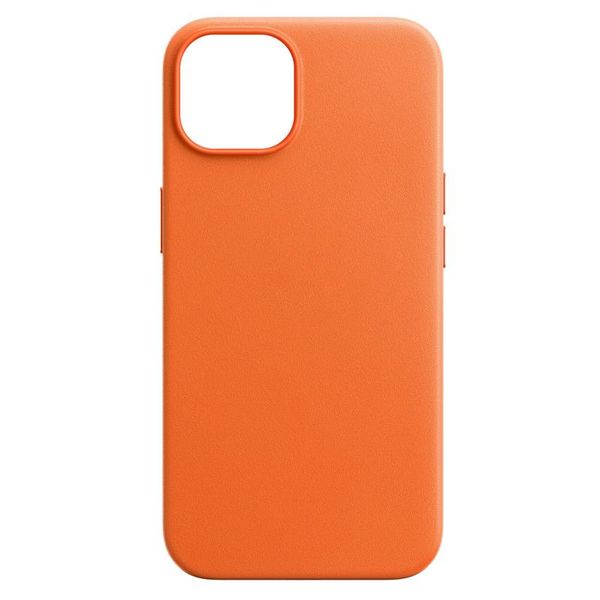 Чохол-накладка Armorstandart Fake Leather для Apple iPhone 14 Golden Brown (ARM64457) ARM64457 фото