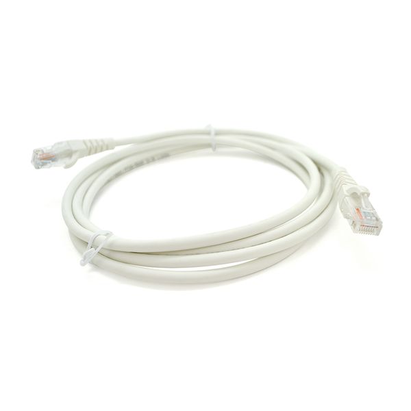 Патч-корд OK-net Кат.5e UTP 24AWG LSZH Бiлий 2м OK-PC5203-W-LS0H фото